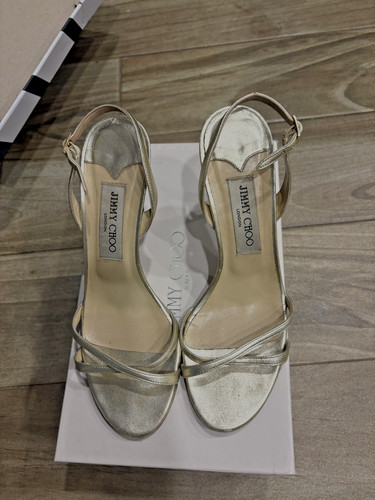 Jimmy choo gold metallic - metallic, nappa