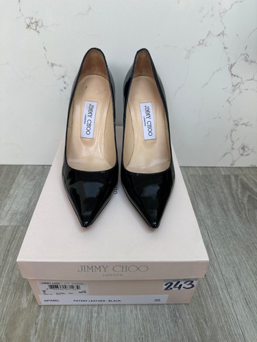 Jimmy chool black patent heels - chool,
