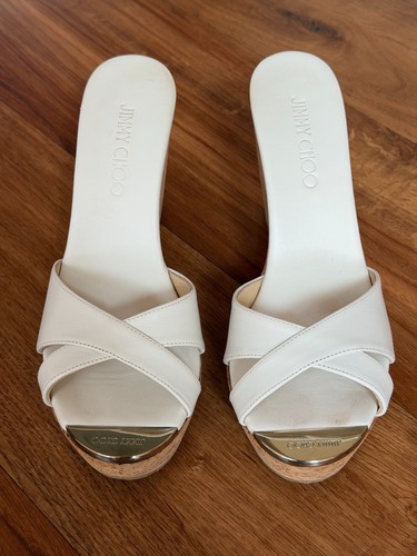 Jimmy choo white wedges - choo, size