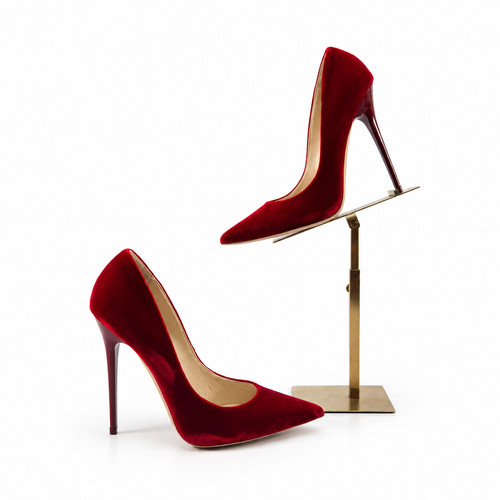 Jimmy choo anouk red velvet - velvet, eu