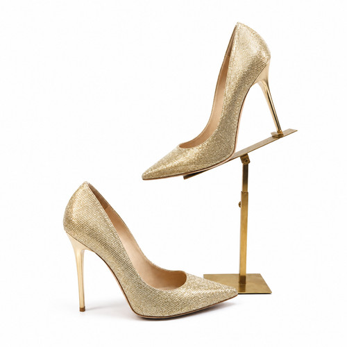 Jimmy choo anouk gold - jimmy, lame