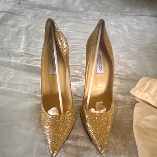 Jimmy choo gold glitter - gold,