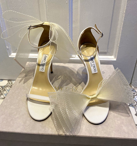 Jimmy choo ivory aveline 100 - ivory,