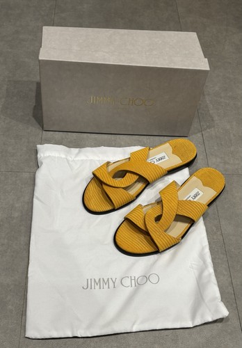 Jimmy choo atia yellow flat - jimmy,