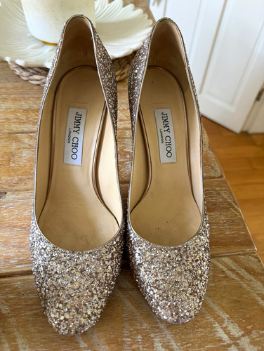 Jimmy choo gold glitter - jimmy,
