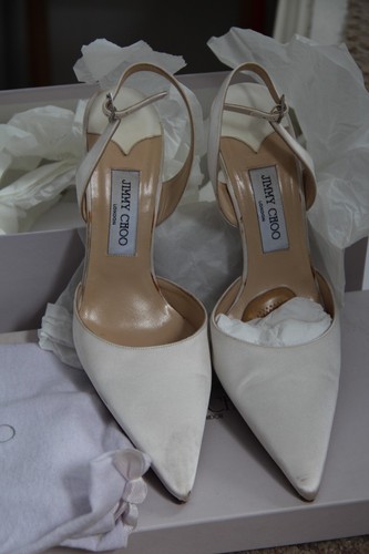 Jimmy choo silk satin ivory - jimmy,