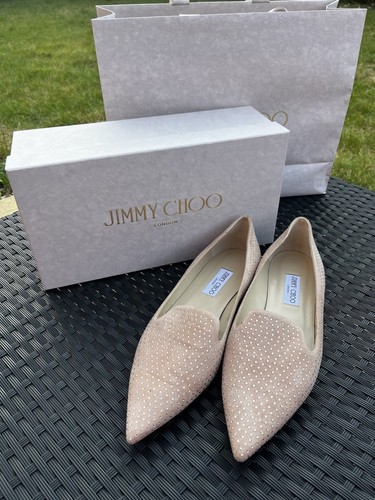 Jimmy choo calix crystal flats - choo,